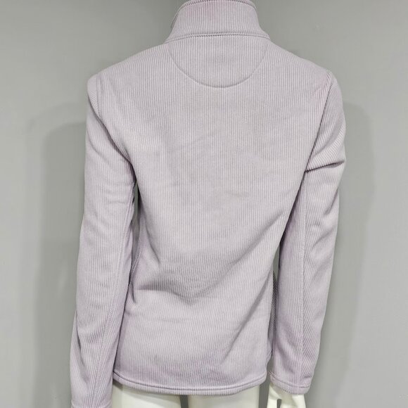 Andrew Marc Ribbed Full Zip Jacket Small Lavender - Picture 6 of 10